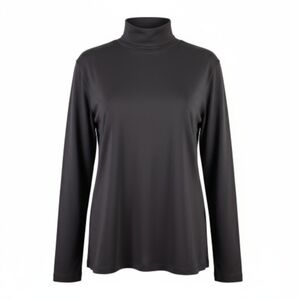 Time and Tru Black Long Sleeve Turtleneck Size Large